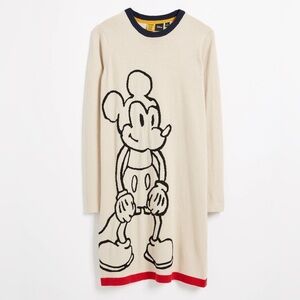 Disney Cream and Navy Mickey Mouse Sweater